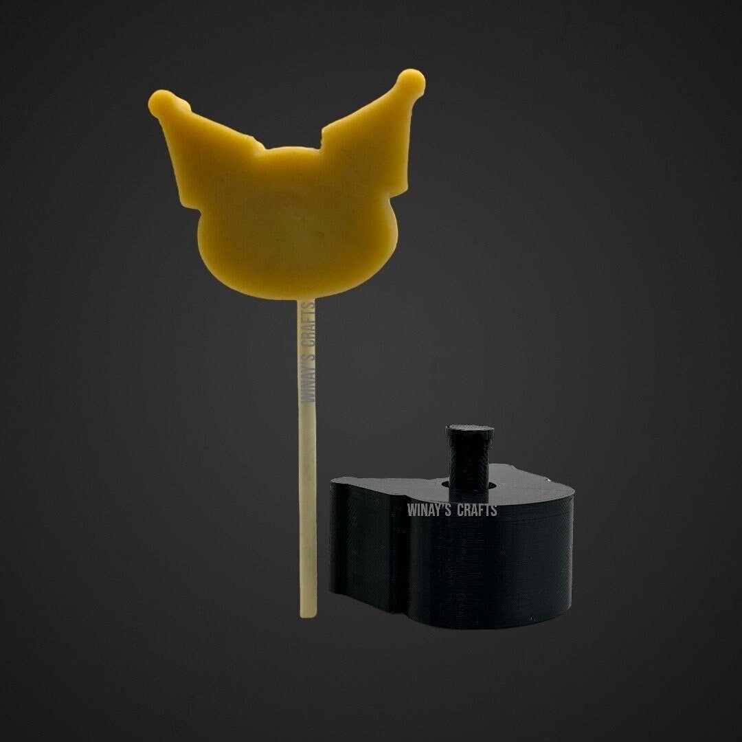 Cake Pop Mold/plunger KAWAII PURPLE Rebel RABBIT (with Lollipop Stick ...