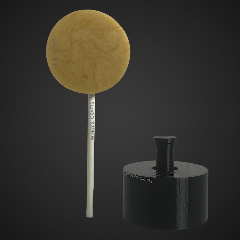 Cake Pop Mold/plunger ROUND LARGE With Lollipop Stick Paper Etsy