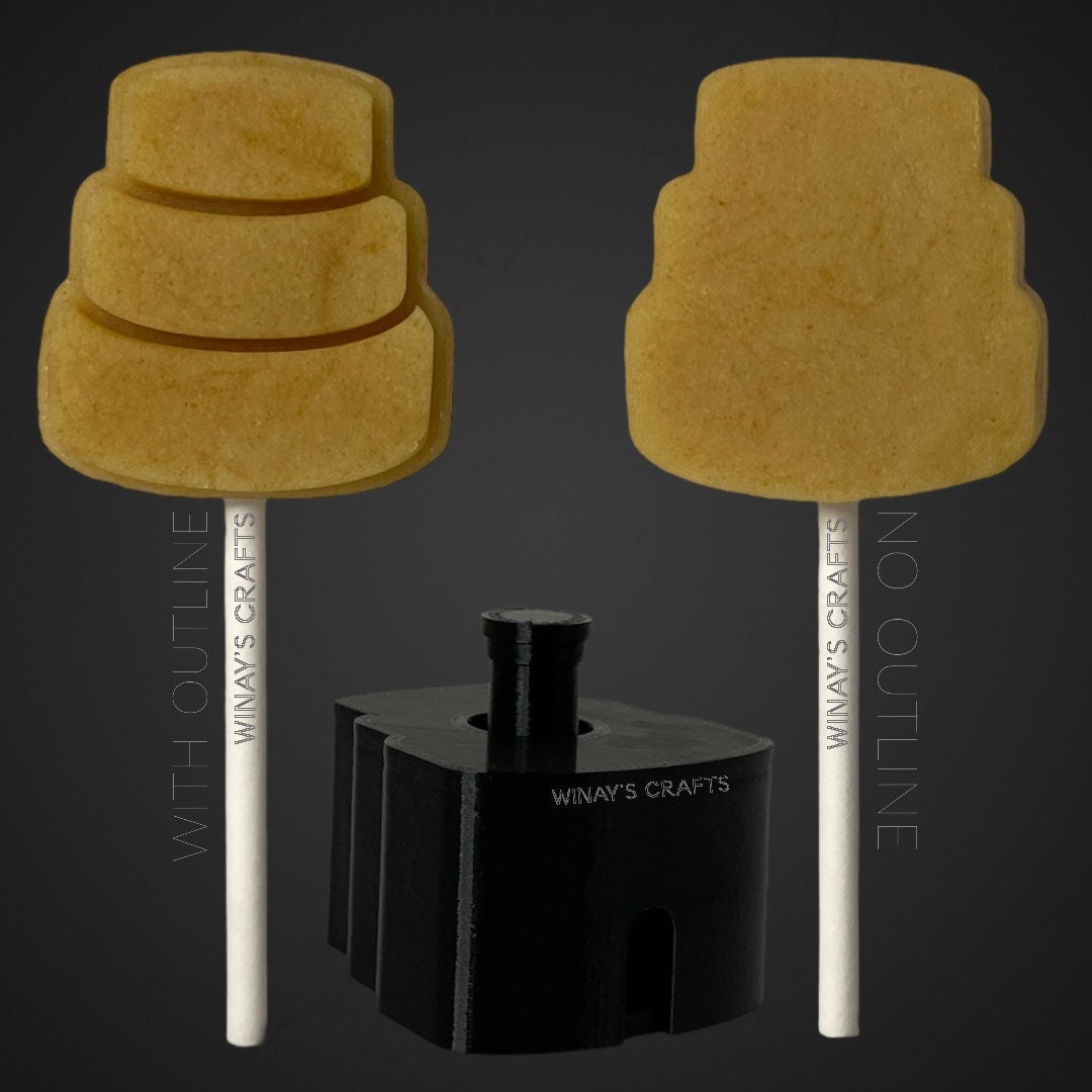 Cake Pop Mold/plunger Tiered Cake with Lollipop Stick, Paper Straw or Popsicle Stick GUIDE