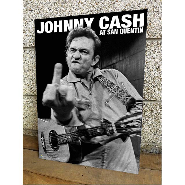 Discover Johny Cash - San Quentin Poster