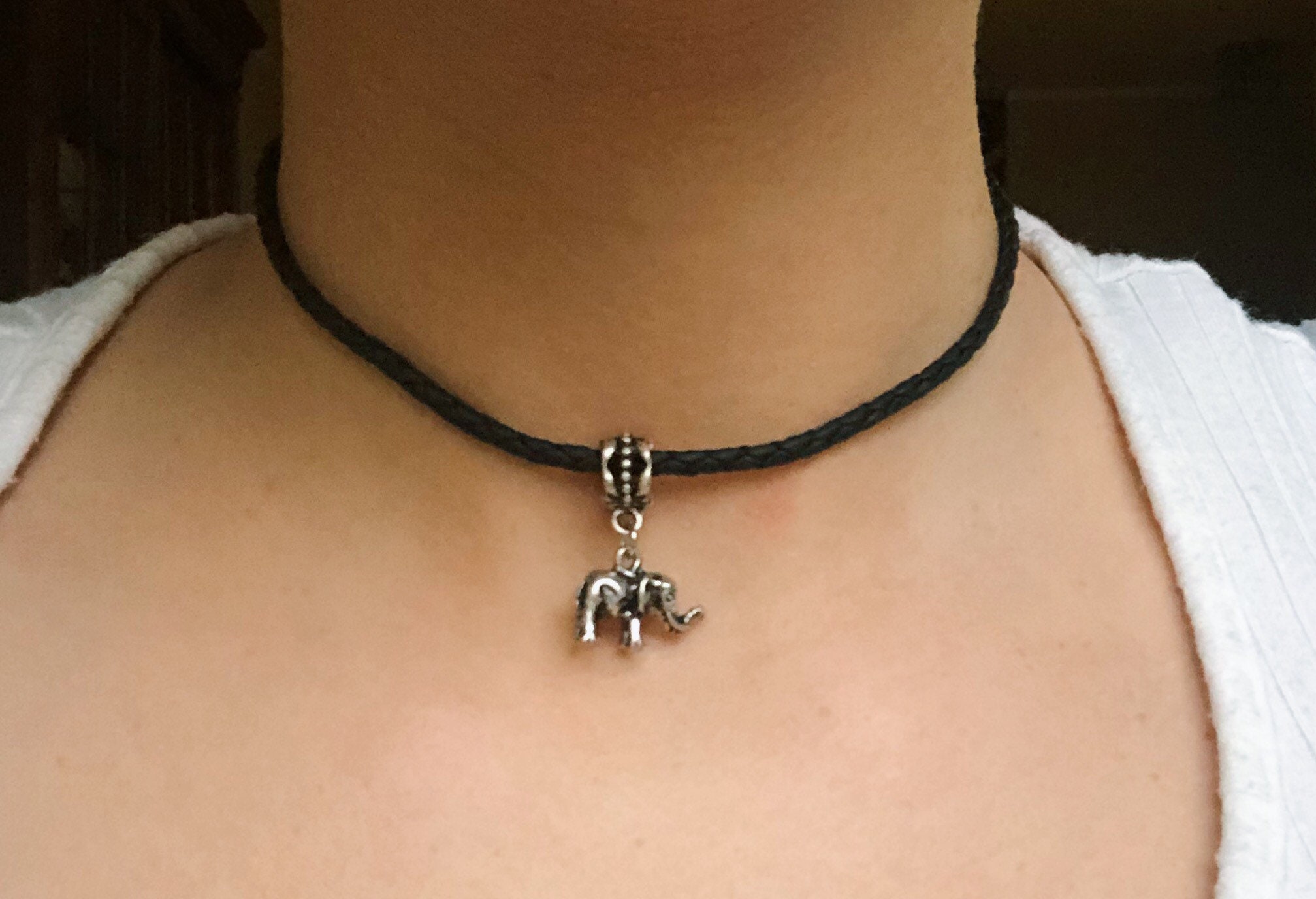 Elephant Choker Etsy