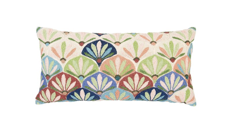 Beaded Pillow Handmade Pillow Throw Pillow Sofa Pillow Etsy