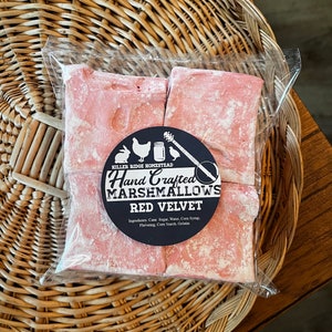 Red Velvet Marshmallows | Hand-Crafted | Gourmet Small Batch Marshmallows