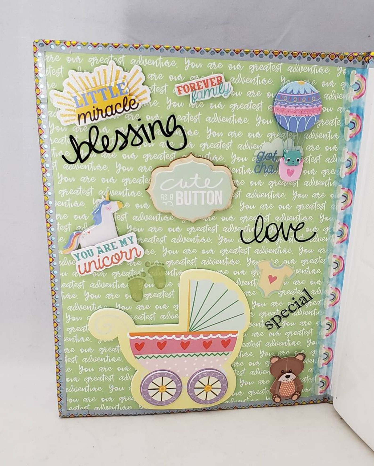 Adoption gifts home baby Adoption photo album Etsy