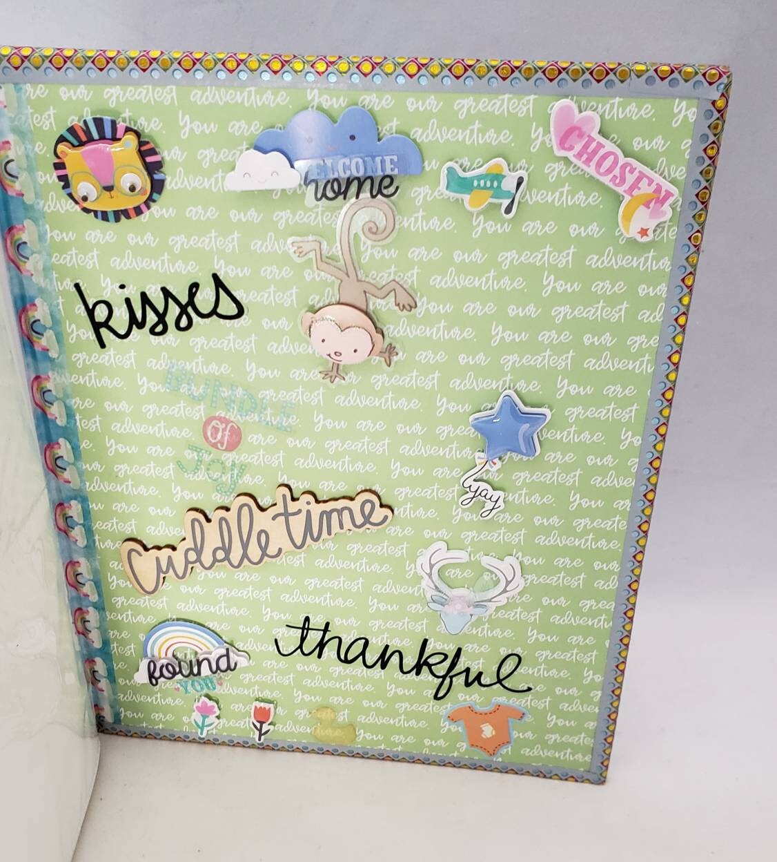 Adoption gifts home baby Adoption photo album Etsy