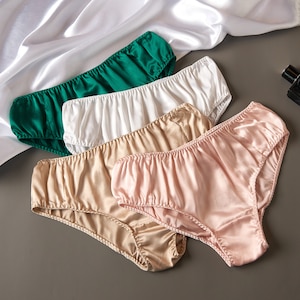 9er Set Reine Maulbeerseide Bikinihose | Mittlere Taille | Nr. 22 Mama | Float-Kollektion