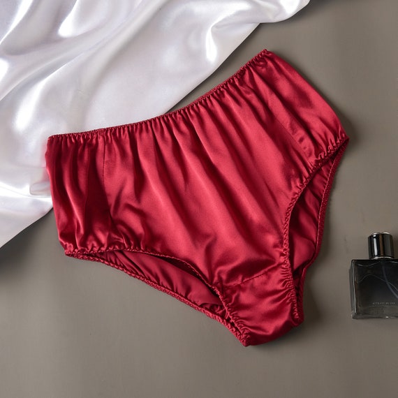 Ruby Pure Mulberry Silk French Cut Panties High Waist 22 Momme Float  Collection -  Canada