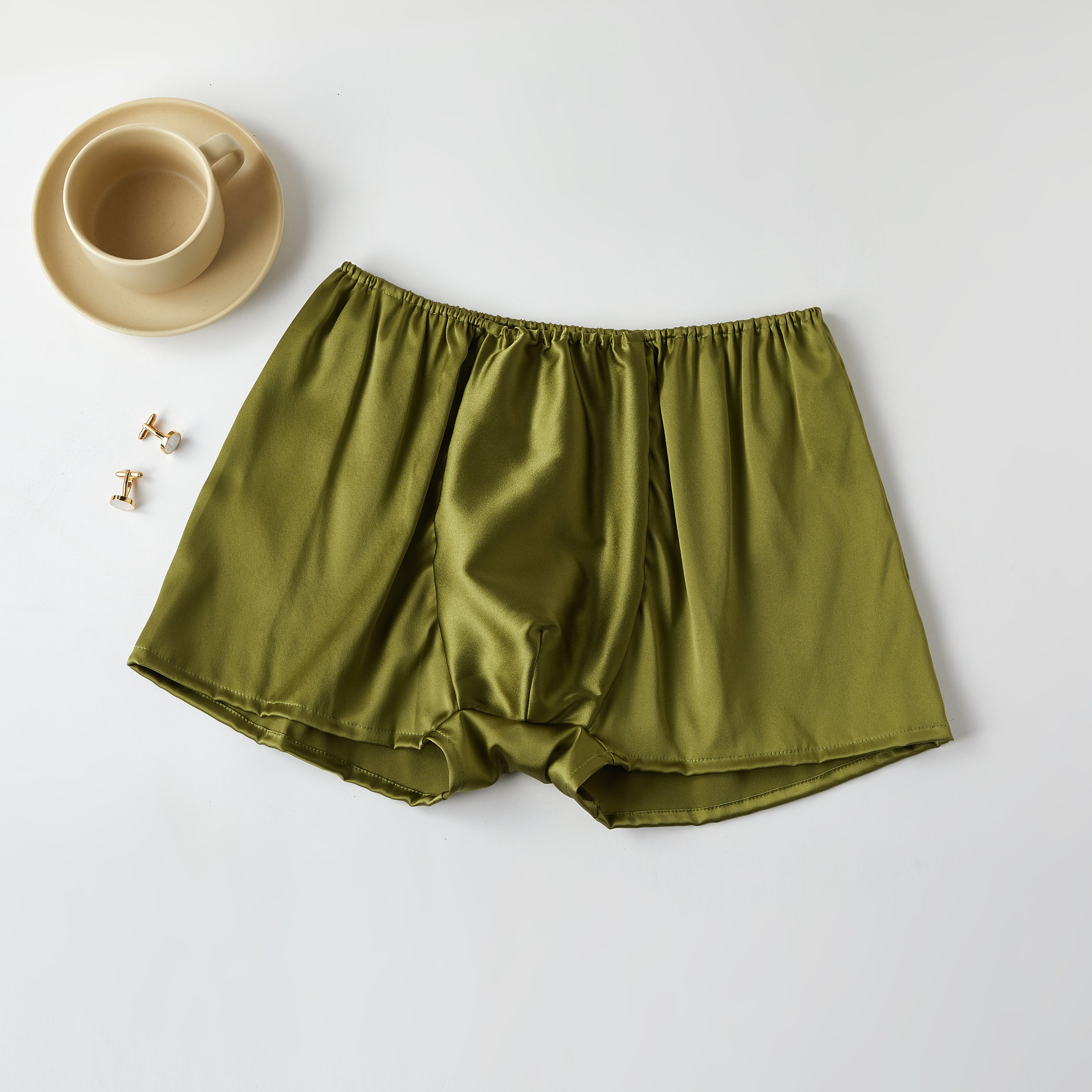 Custom Pure Mulberry Silk Men's Trunks or Boxers | Mid Rise | 19 Momme | Soar Collection