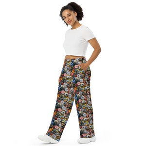 Unisex Wide Leg pants - Love Beer