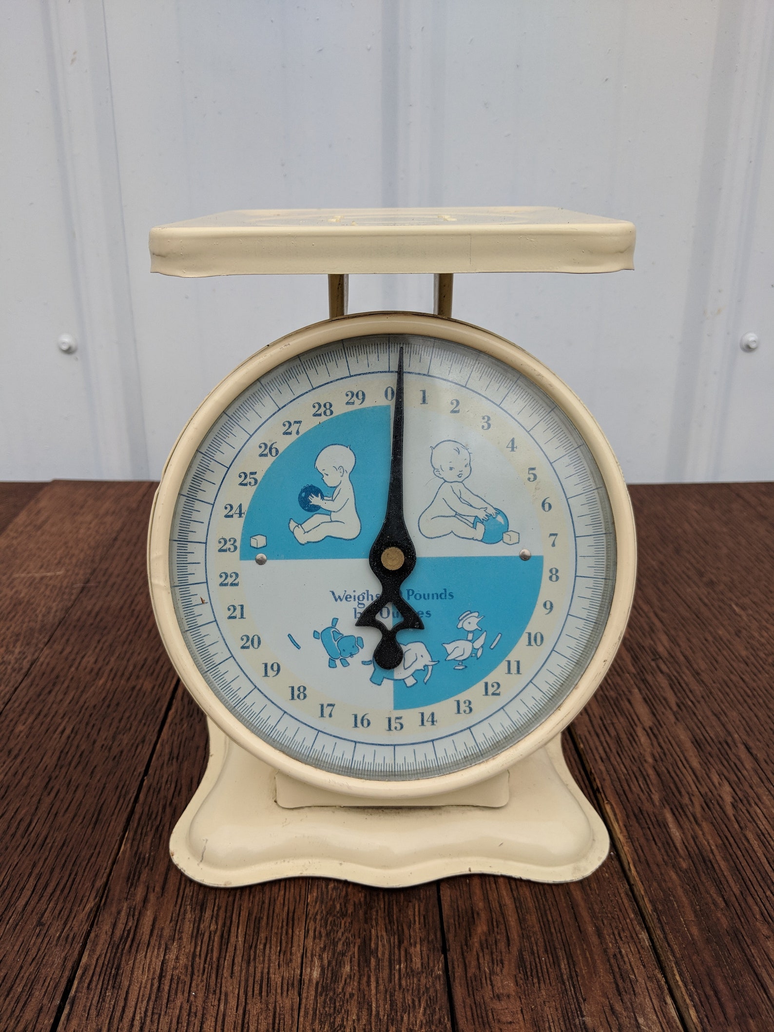 Vintage Scale Antique Baby Scale Vintage Nursery Scale Etsy