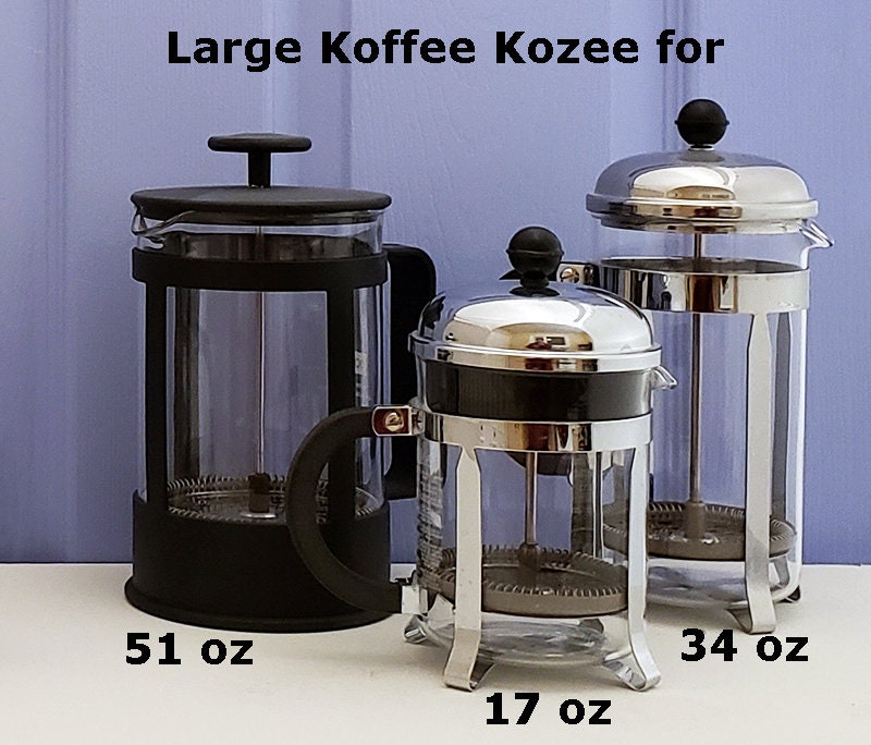 French Press Cozy, French Press Cover, French Press Cosy, French Press Coffee Cozy, Koffee Kozee
