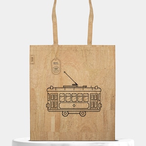 Cork Tote Bag, Cork Shopper Bag, Vegan Shopper bag, Woman Vegan Bag, Cork Shoulder Bag, Vegan Tote Bag, Natural Cork Bag
