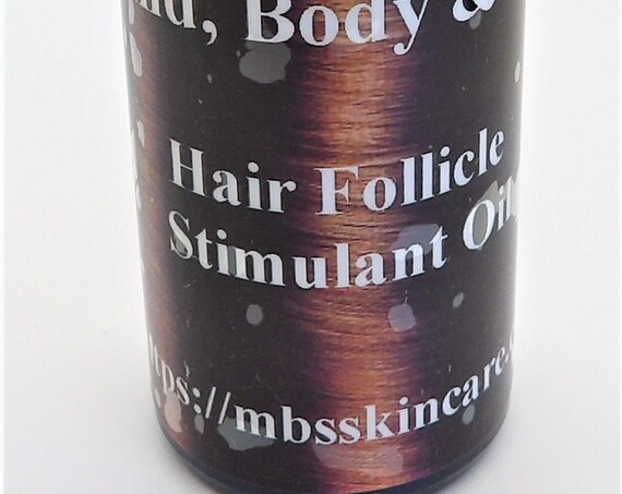 Hair Follicle Stimulant Oil, Promote Hair Growth 1-oz Dropper Bottle