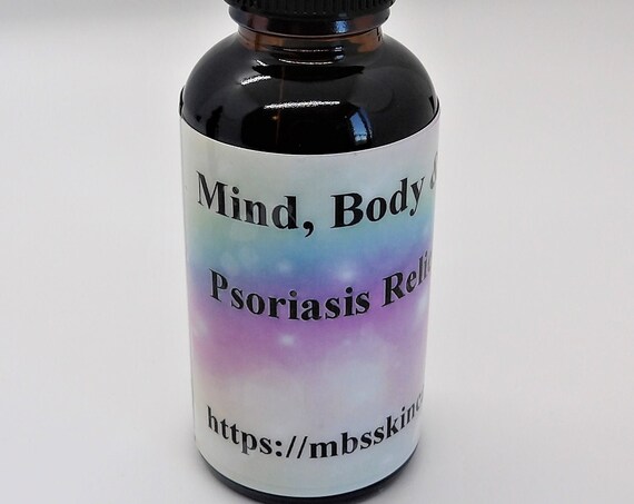 Psoriasis Relief Massage Oil 1-ounce Dropper Bottle