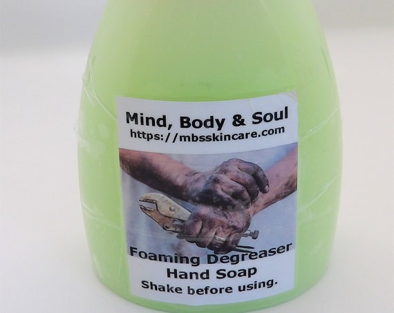 Foaming Hand Soap, Degreaser Hand Soap, Floral Foaming Hand Soap 8-oz Pump