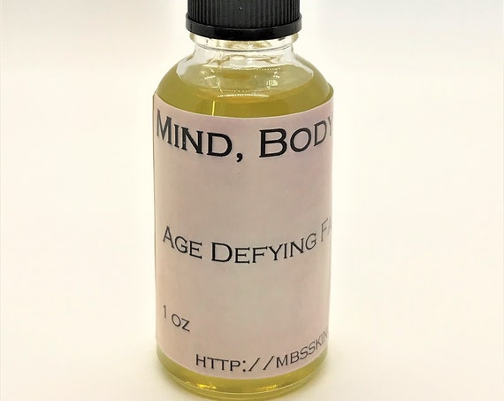 Age Defying Face Serum 1 Ounce Dropper Bottle