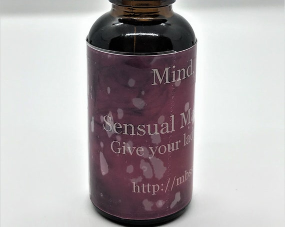 Sensual Message Oils For Him & Her, Massage Oils for Couples 1-ounce Dropper Bottles