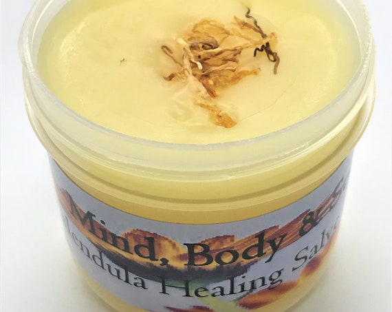 Calendula Skin Repair Salve, Wound Salve, Skin Conditions, 2-Ounce Jar