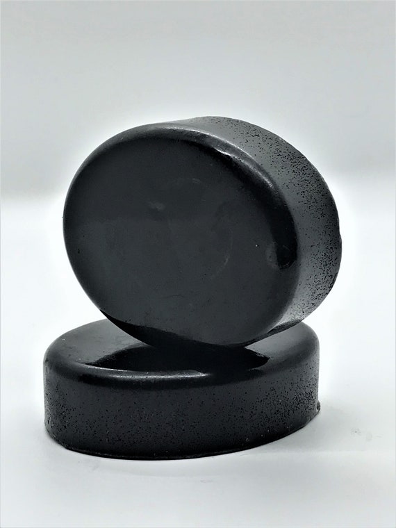 Set of 3 Lye Free Charcoal Face and Body Bar Soap with Peppermint and Tea Tree
