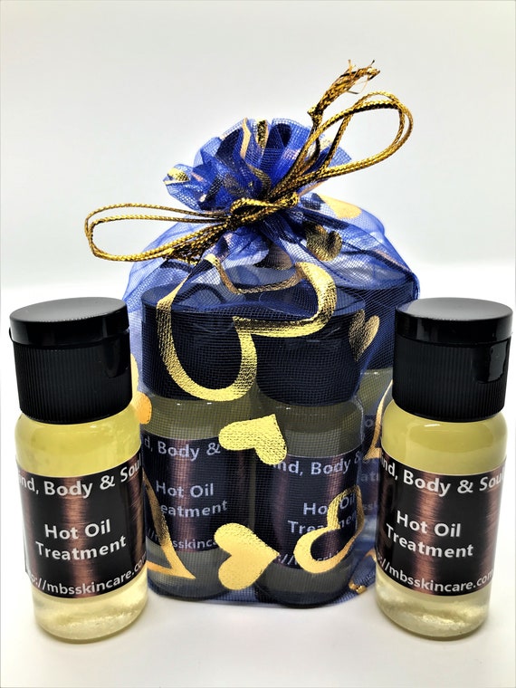 Naturally Made Hot Oil Treatment For Dry Brittle Hair 1-Month Supply