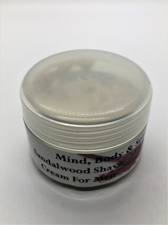 Sandalwood Shave Cream For Men 4-Ounce Jar