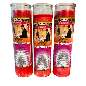 MATRIMONIO Veladora Para Casarse - MARRIAGE Candle