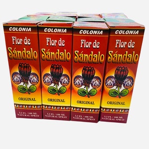 FLOR DE SANDALO Perfume Colonia Espiritual para quitar la depresion, atraer armonia, paz y amor Perfume Wicca Cologne