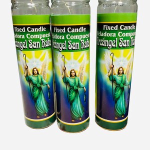 2x set ARCANGEL SAN RAFAEL Veladora - Archangel Raphael Candle