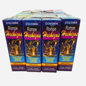 ROMPE HECHIZOS Perfume Colonia Espiritual para Quitar Brujeria y Maldicion Perfume Wicca Cologne
