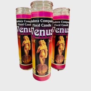 VENUS Veladora Atrayente de Amor Pasion - VENUS Fixed Candle,Love Spell Attraction