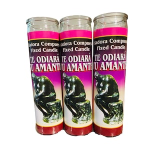 TE ODIARA Tu AMANTE Veladora - Your Lover will Hate You Fixed Candle, Para Separar y Causar Peleas