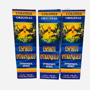 ESPIRITU INTRANQUILO Perfume Colonia Espiritual - Intranquil Spirit Cologne Spell Wicca Perfume