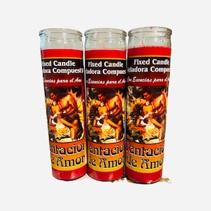 TENTACION de AMOR Veladora - LOVE Temptation Spell Candle, Atraccion