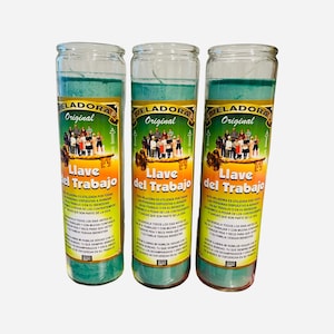 LLAVE DEL TRABAJO Veladora - Job Candle, Para Avanzar en el Trabajo