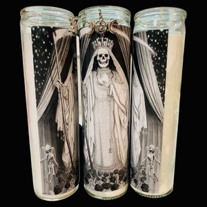 Santa Muerte Novena Veladora Blanca, Santa Muerte Vela Blanca, Vela del Altar