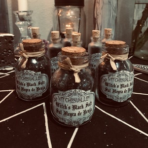 Witch&#39;s Black Salt + Cascarilla - Sal Negra de Bruja + Cascarilla - Witchcraft, Voodoo, Spells, Brujeria, Limpia, Jinx, Santeria