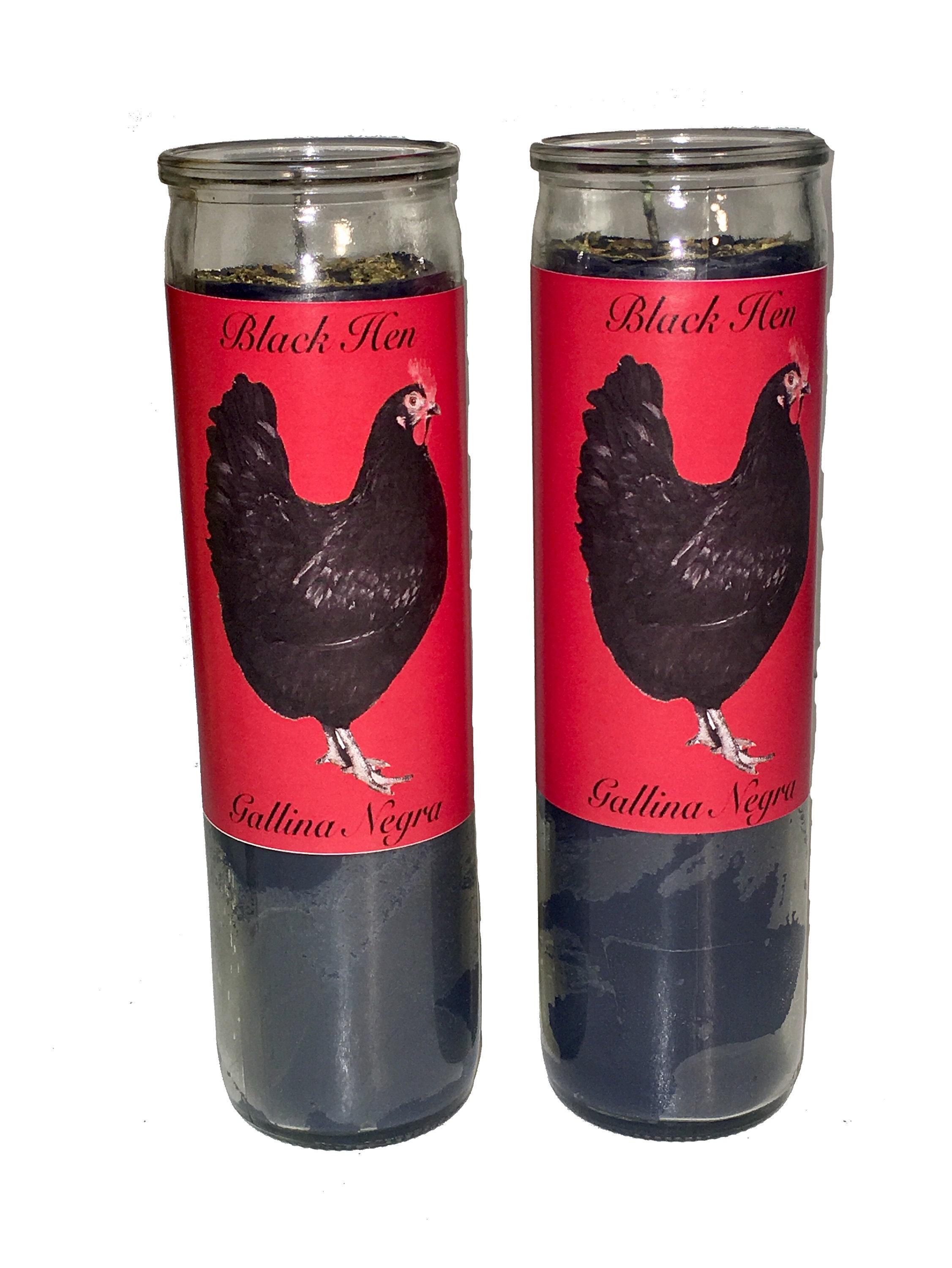 Gallina Negra Veladora Preparada Black Hen Fixed Candle | Etsy