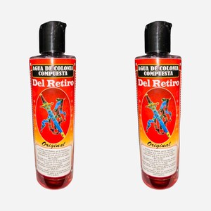 DEL RETIRO Locion Espiritual Para Retirar Enemigos y Personas Indeseables - Go Away Spiritual Water Cologne Aleja Enemigos