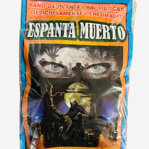 ESPANTA MUERTO Baño de Hierbas, GHOST Chaser Spiritual Cleansing Plant Bath, Limpias
