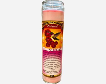 CHUPARROSA VELADORA / HUMMINGBIRD Fixed Candle Para el Amor y Atraccion Love Spell Chuparosa