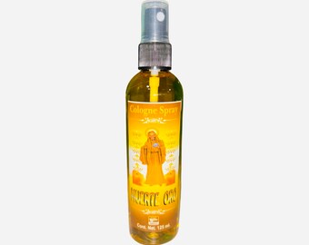 SANTA MUERTE ORO Perfume Esoterico - Holy Death Gold Spiritual Cologne for Money Dinero Abundancia Riqueza