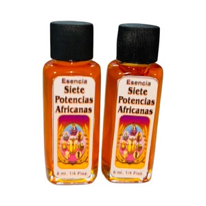 2PACK- SIETE 7 POTENCIAS AFRICANAS Esencia Esoterica - 7 African Powers Mystic Essence