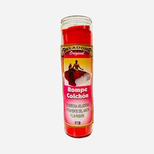 ROMPE COLCHON VELADORA Poderoso Atrayente de Amor y Pasion - Love and Passion Attraction Fixed Candle