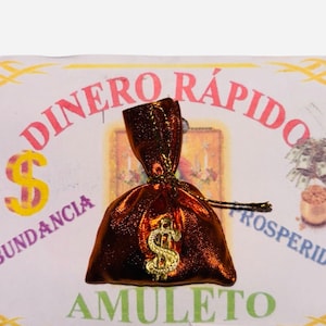 DINERO RAPIDO Amuleto Abundancia y Prosperidad - Fast Cash Amuleto Charm Prosperidad y Abundancia