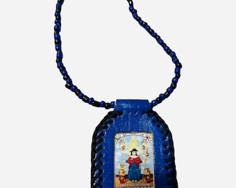Santo Niño de Atocha Escapulario Catolico - Holy Infant of Atocha Scapular Catholic Necklace