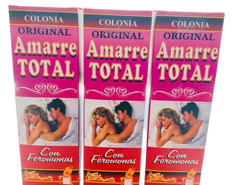 AMARRE TOTAL Con Feromonas Perfume Colonia Amor y Pasion, Para amarrar al sexo opuesto