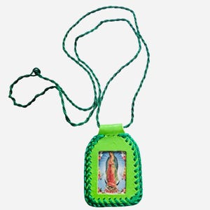 Escapulario Virgen de Guadalupe - Guadalupe Virgin Scapular Collar Catolico Catholic Necklace