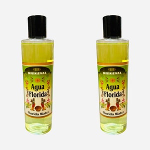 AGUA FLORIDA Agua Espiritual Para Limpias Baños Riegos Abre Caminos - Florida Water Spiritual Water For Energy Clearing