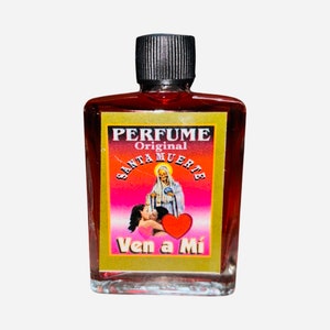 SANTA MUERTE Ven a Mi Perfume Esoterico - Holy Death Come to Me Spiritual Cologne Love Ritual