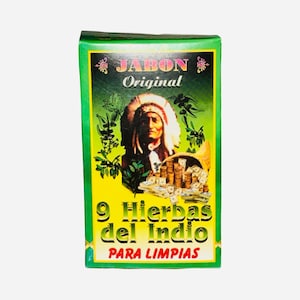 9 Hierbas Del Indio Jabon Para Limpias - The Indian Soap for Spiritual Cleansing